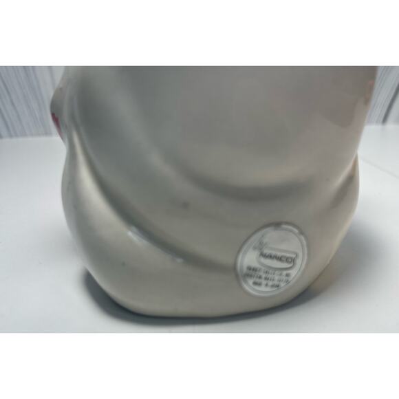 Santa w/ Sack Bank Very Cute Bright Clean Paint Excellent Condition Vintage MCM - Picture 3 of 6